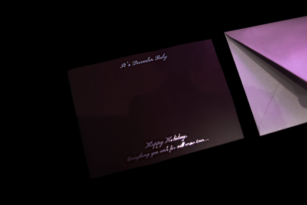 Limited Edition “It’s December Baby” Holiday Card