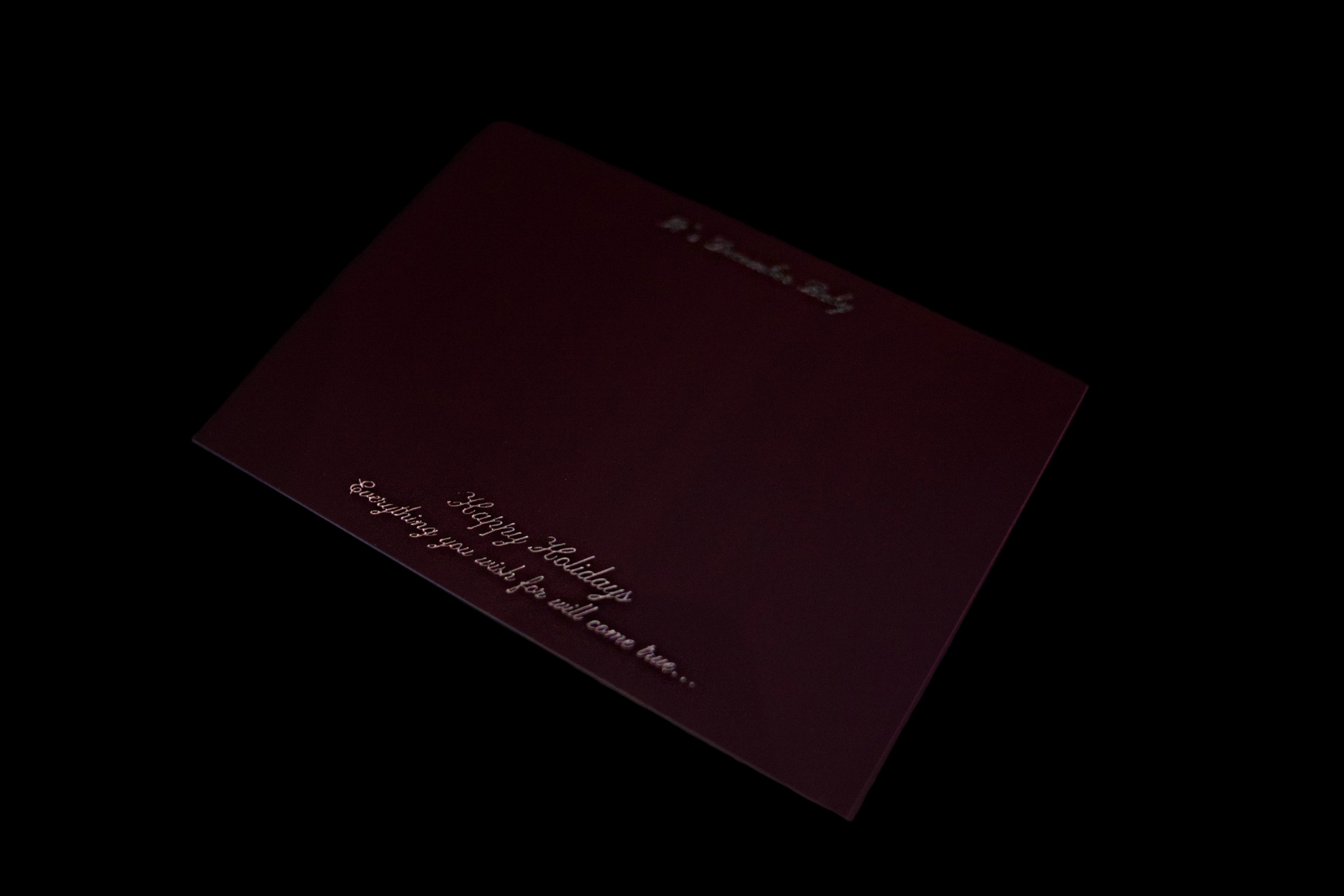 Limited Edition “It’s December Baby” Holiday Card